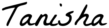 Tanisha Rawat signature